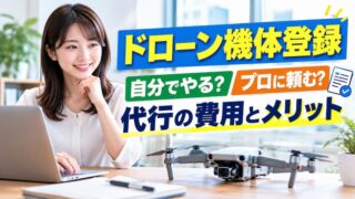 ドローン機体登録代行の費用相場と行政書士に頼むメリット【2026年最新】 