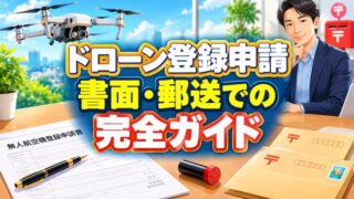 ドローン登録申請を書面・郵送で行う4ステップと3つの注意点 