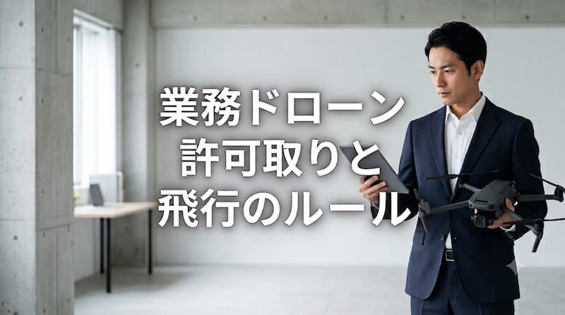 ドローン許可取りマニュアル｜特定飛行の条件・包括申請の手順から代行費用まで 