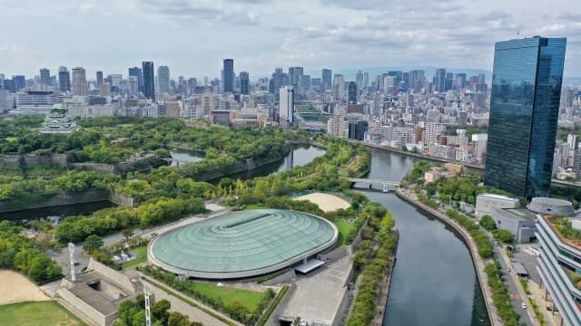 大阪の街並み