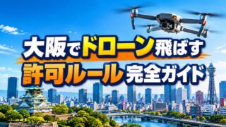 ドローン許可 大阪のルール完全版｜飛行条件と飛ばせる場所まとめ【2026最新】 