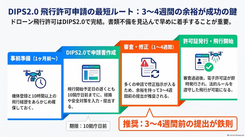 飛行許可申請の最短ルート