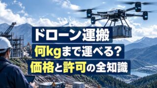 ドローン運搬 重量（ペイロード）の目安は？機体価格と法規制の基礎知識 